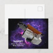 Carte Postale Télescope spatial romain Nancy Grace (Devant / Derrière)