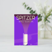 Carte Postale Télescope Spitzer (Debout devant)