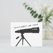 Carte postale télescopes (Debout devant)