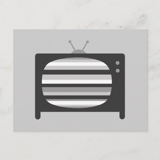 Carte Postale Télévision rétro (Devant)