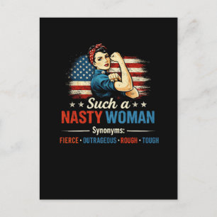 Carte Postale Telle une femme méchante