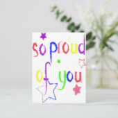 Carte Postale Tellement fier de toi (Debout devant)
