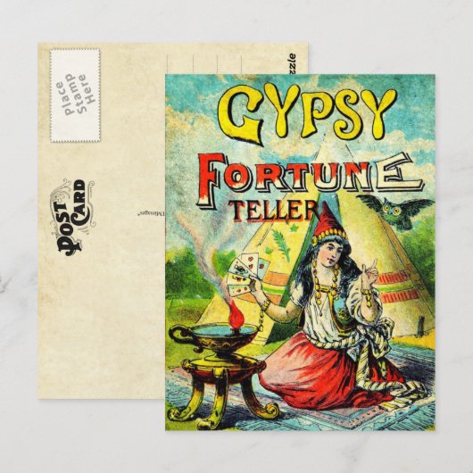 Carte Postale Teller Typsy Fortune (Devant / Derrière)