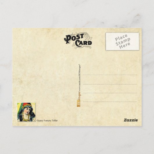 Carte Postale Teller Typsy Fortune (Dos)
