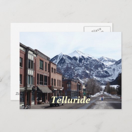 Carte postale Telluride (Devant / Derrière)