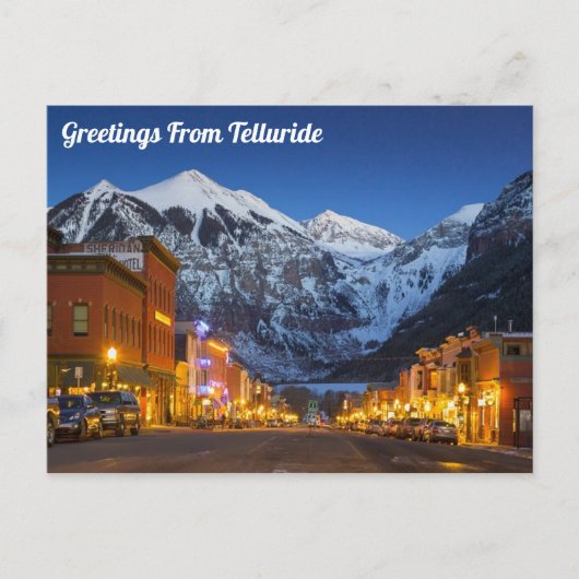 Carte Postale Telluride Colorado (Devant)