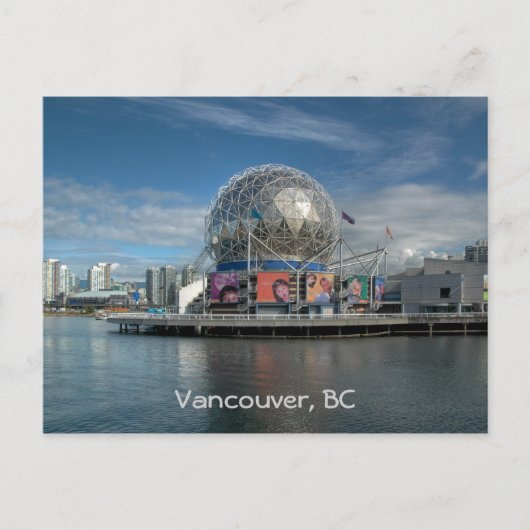 Carte Postale Telus World of Science (Devant)