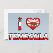 Carte Postale Temecula, CA (Devant / Derrière)