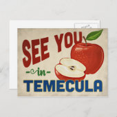 Carte Postale Temecula California Apple - Vintage voyage (Devant / Derrière)