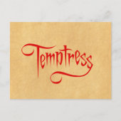 Carte Postale Température de texte (Devant)