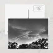 Carte postale tempête (Devant / Derrière)