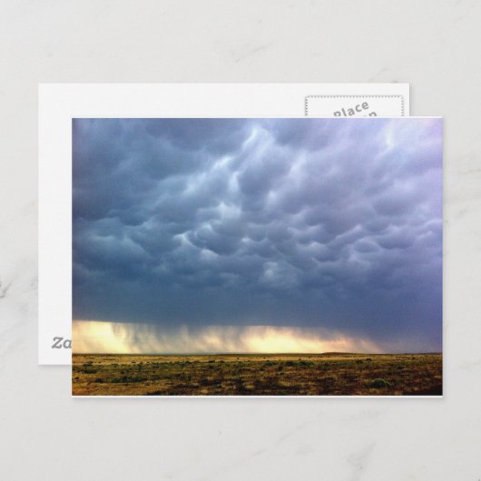 Carte Postale Tempête (Devant / Derrière)