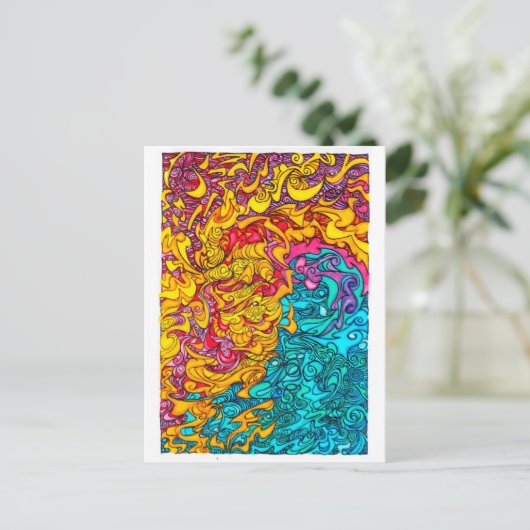 Carte Postale Tempête (Debout devant)