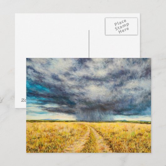 Carte Postale Tempête 2012 de Mara (Devant / Derrière)