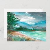 Carte Postale Tempête approchant (Devant / Derrière)