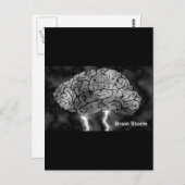 Carte Postale Tempête cérébrale (Devant / Derrière)