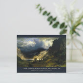 Carte Postale Tempête dans la peinture paysagère des Rocheuses (Debout devant)