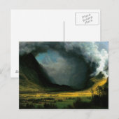 Carte Postale Tempête dans les montagnes (Devant / Derrière)