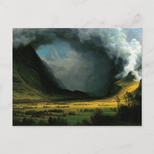 Carte Postale Tempête dans les montagnes (Devant)