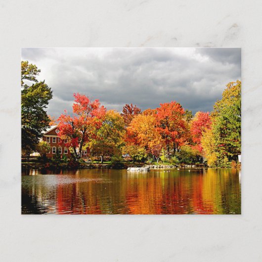 Carte Postale Tempête d'automne à venir (Devant)