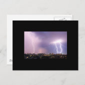 Carte Postale Tempête de foudre (Devant / Derrière)