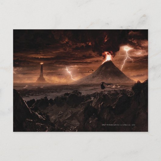 Carte Postale Tempête de la foudre de Mordor (Devant)