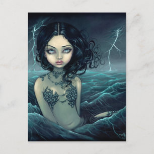 Carte postale "Tempête de la mer"