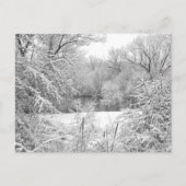 Carte Postale Tempête de neige (Devant)