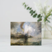 Carte Postale Tempête de neige | JMW Turner | (Debout devant)