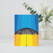 Carte Postale Tempête de pluie un jour ensoleillé (Debout devant)