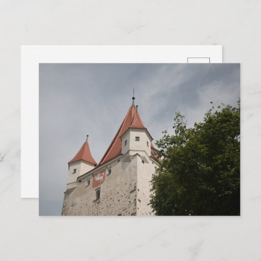 CARTE POSTALE TEMPÊTE D'ECHAPPEMENT DE CHÂTEAU DE HAAG EN HAUTE (Devant / Derrière)