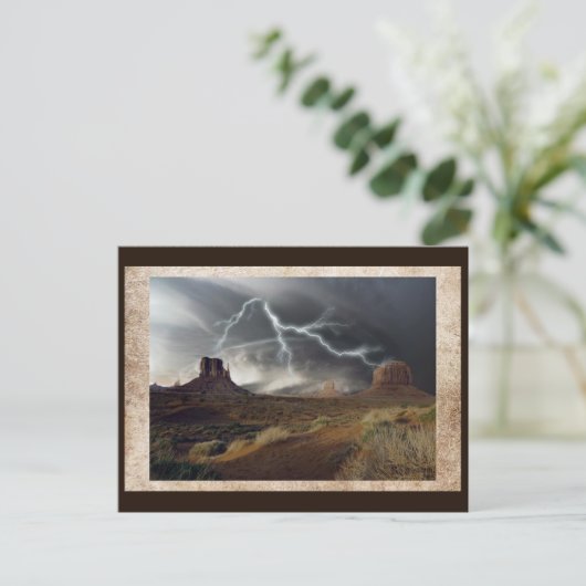 Carte postale Tempête du désert (Debout devant)