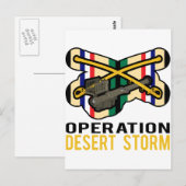 Carte Postale Tempête du désert Cavalry Stinger (Devant / Derrière)
