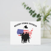 Carte Postale Tempête du désert Vétérinaire (Debout devant)