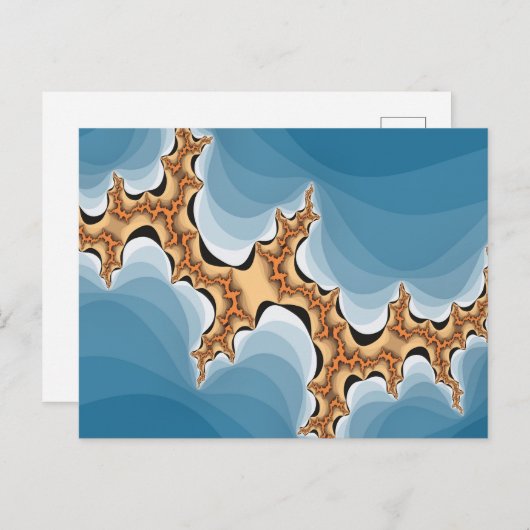 CARTE POSTALE TEMPÊTE ÉLECTRIQUE (Devant / Derrière)