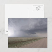 Carte Postale Tempête menaçante (Devant / Derrière)