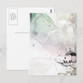 Carte Postale tempête patinée (Devant / Derrière)