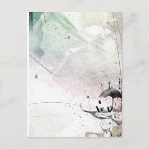 Carte Postale tempête patinée