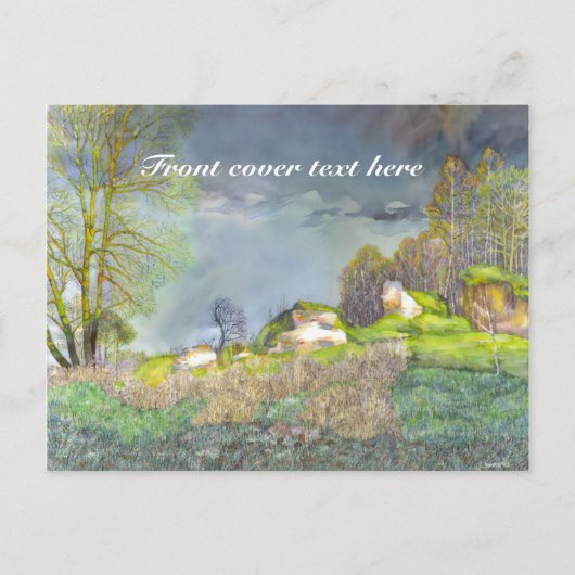 Carte Postale Tempête printanière (Devant)