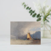 Carte Postale Tempête s'approchant 1830 (Debout devant)