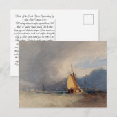 Carte Postale Tempête s'approchant 1830 (Devant / Derrière)