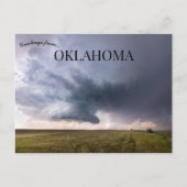 Carte Postale Tempête Supercellulaire Au-Dessus D'Oklahoma Prair (Devant)