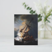 Carte Postale Tempête sur la mer de Galilée (Debout devant)