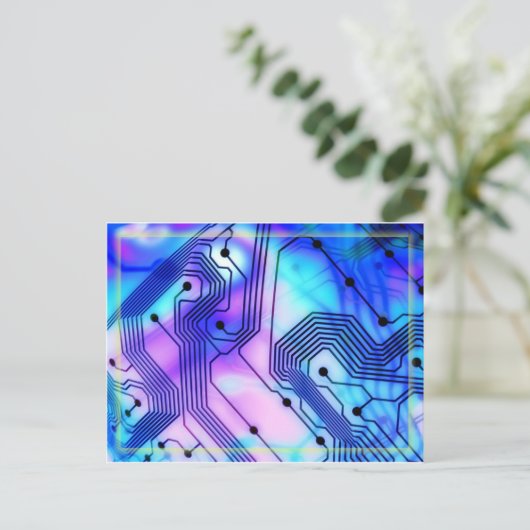 Carte Postale Tempête technologique (Debout devant)