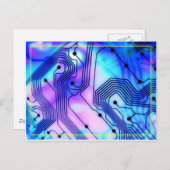 Carte Postale Tempête technologique (Devant / Derrière)