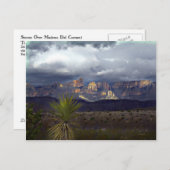 Carte Postale Tempêtes au-dessus de Maderas Del Carmen (Devant / Derrière)