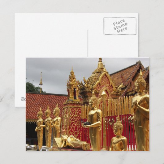 Carte Postale Temple (Devant / Derrière)