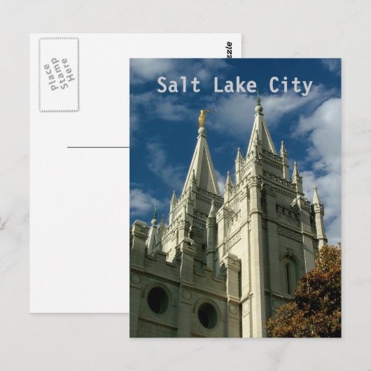 Carte Postale Temple (Devant / Derrière)