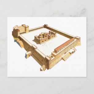 Carte Postale Temple à Jérusalem. Temple d'Hérode