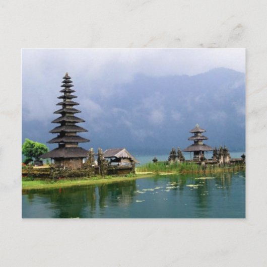 Carte Postale temple bali indonésie (Devant)